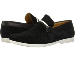 Driver Club USA Men's Leather Eva Lightweight Technology Slip On Braid Detail Loafer