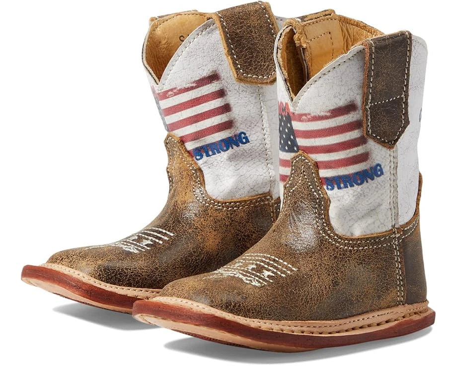 Roper Kids Cowbabies America Strong (Infant/Toddler) 3 Roper Kids Cowbabies America Strong (Infant/Toddler)