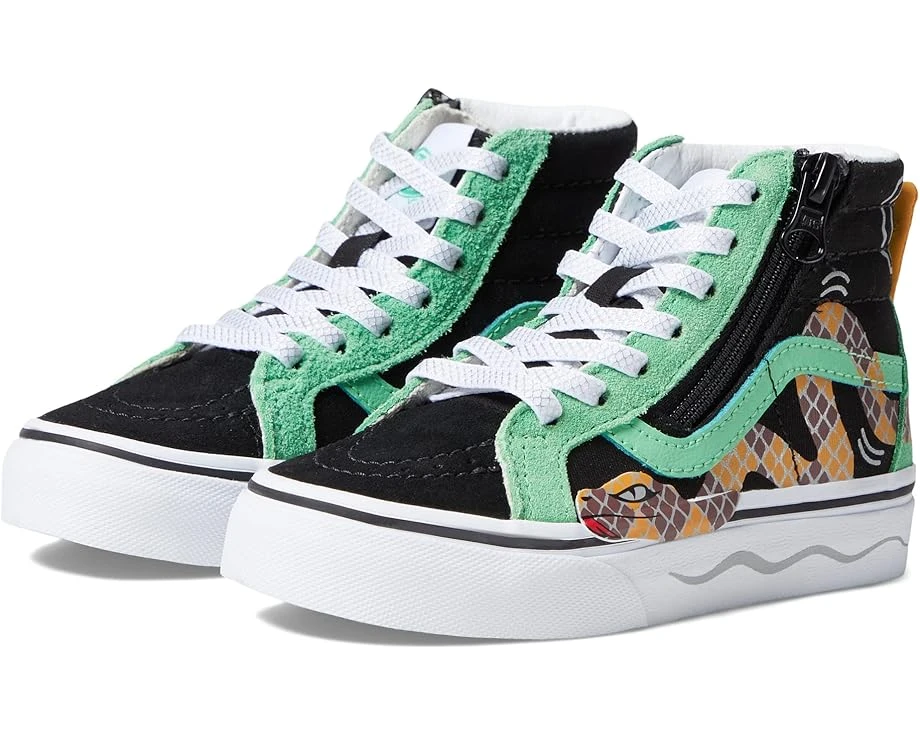 Vans Kids Sk8-Hi Reissue Side Zip Snake (Little Kid) 3 Vans Kids Sk8-Hi Reissue Side Zip Snake (Little Kid)