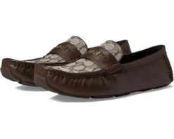 COACH Coin Signature Leather Driver