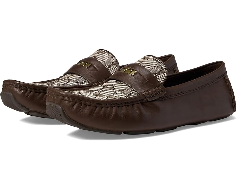 COACH Coin Signature Leather Driver 3 COACH Coin Signature Leather Driver